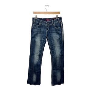 Rock & Roll Cowgirl | Rodeo Western Bling Low Rise Women’s Denim Jeans 28X34